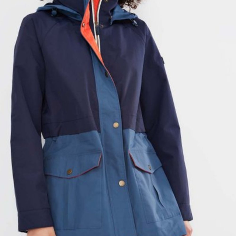 Joules Two-Tone Navy and Blue Utility Jacket